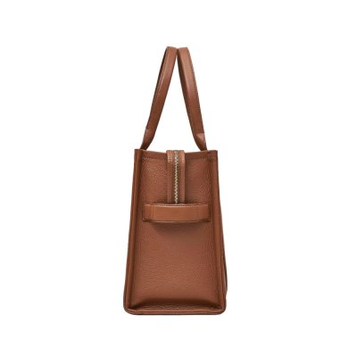 THE LEATHER LARGE TOTE BAG